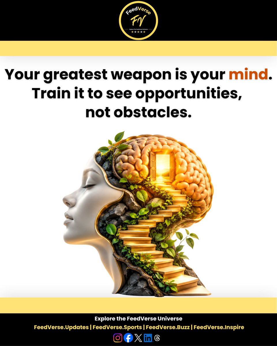 feedverse_media's tweet photo. #Mindset #GrowthMindset #PositiveThinking #SelfGrowth #Motivation #Inspiration #SuccessMindset #MentalStrength #PersonalGrowth #BelieveInYourself #ThinkPositive #NeverGiveUp #Opportunity #LifeLessons #MotivationalQuotes #MindPower #Success #DreamBig #FeedVerse https://t.co/QE8QznUSRd