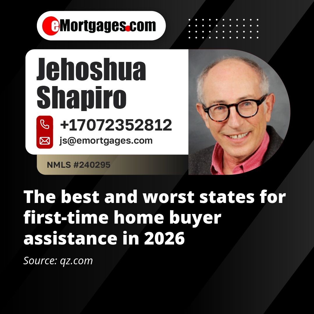 emortgagescom's tweet photo. The best and worst states for first-time home buyer assistance in 2026
Navigating the landscape of first-time homebuyer assistance in 2026 can be overwhelming, especially with each state offering such a wide range of support options. Some states provide generous forgivable ... https://t.co/b7h0nGxbgI