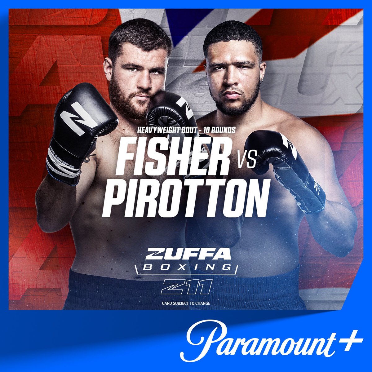ParamountFanZon's tweet photo. 🏴󠁧󠁢󠁥󠁮󠁧󠁿 London, let’s throw down! 🥊 #ZuffaBoxing11 is live from London at 2pm ET https://t.co/OBUqTqbzwl