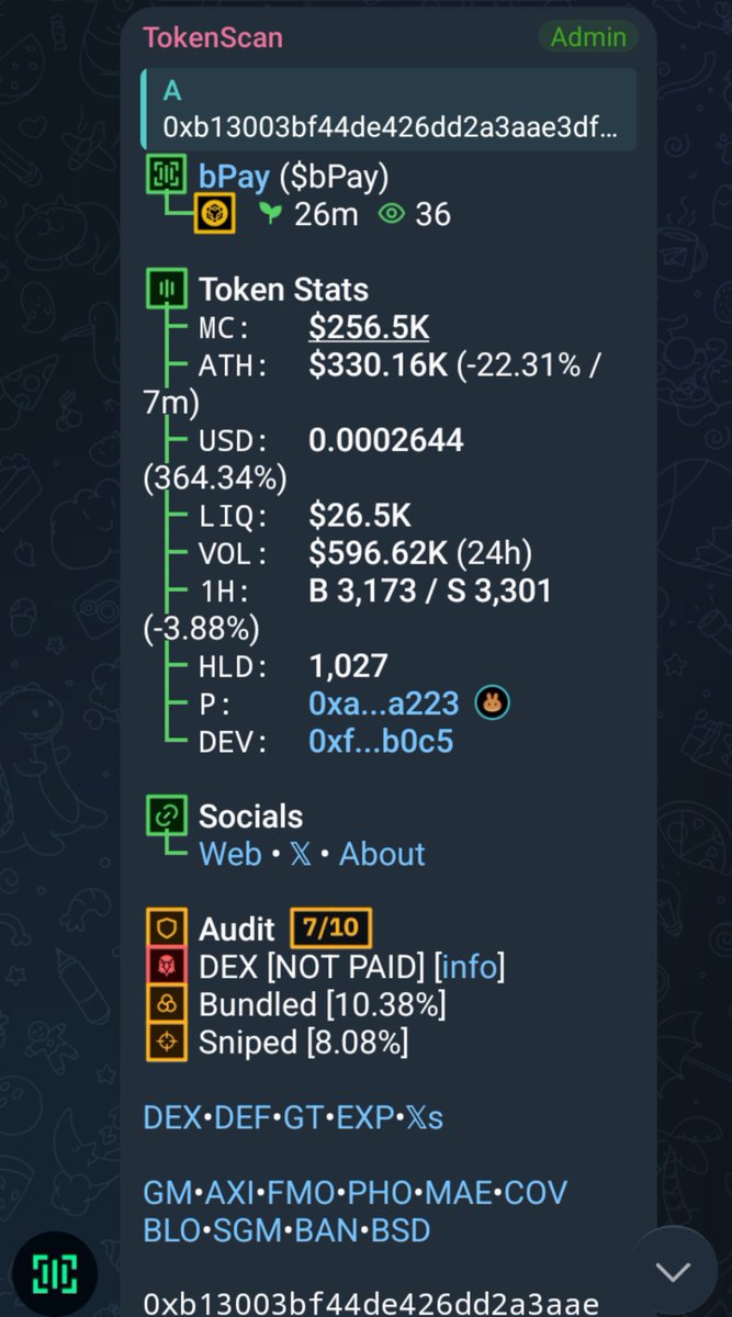 GhostCallerX's tweet photo. VIPS are printing good
Sweet 9X from my call $BPAY
cooking all day

CA>

0xb13003bf44de426dd2a3aae3df9c3400de0a7777 https://t.co/Vj1OeaLVoR