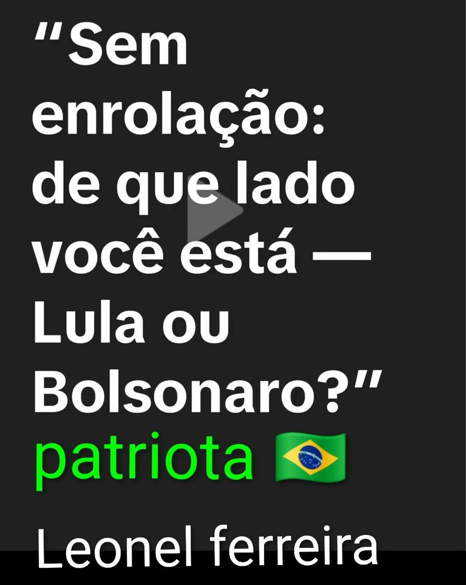 Prof_leonelfer's tweet photo. LULA OU BOLSONARO ? 🇧🇷
DE QUE LADO VOCÊ ESTÁ  ? https://t.co/XKU5QiYL1m