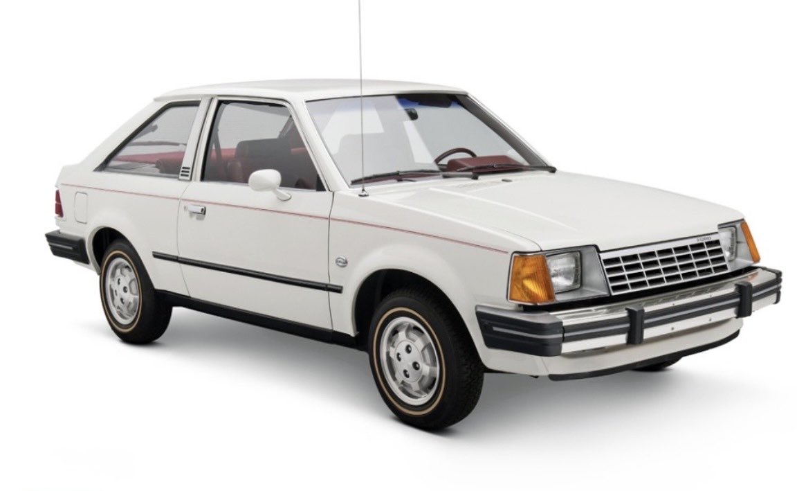 METSR1's tweet photo. @Super70sSports My dad taught me how to drive stick in one of these sweet bastards. A 1984 Ford Escort. Taught my kids in case of emergencies. https://t.co/5O0iVcXTuy