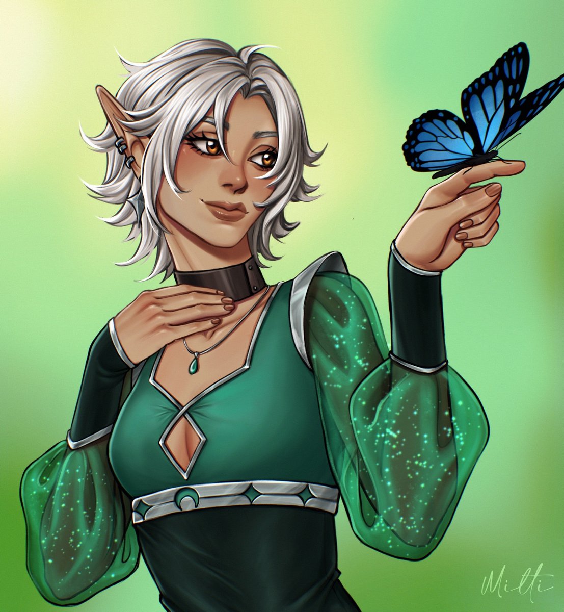 millondie's tweet photo. Commission 🦋 https://t.co/mwFm9dVjGJ