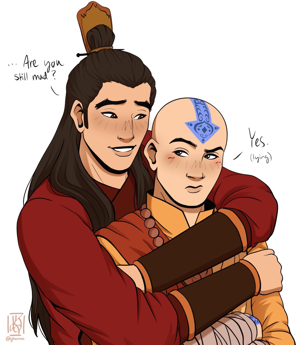 kjthenbee's tweet photo. Gyatku was by far the best part about the Roku novels (they remind me so much of Zukaang) 🌪️❤️🔥

#atla #gyatku #chroniclesoftheavatar https://t.co/daVqESEq8u