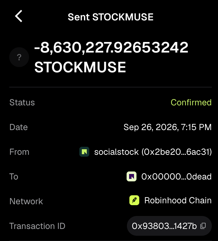 trystockmuse's tweet photo. 100% of dev supply has been burnt https://t.co/Fp56d12wPs