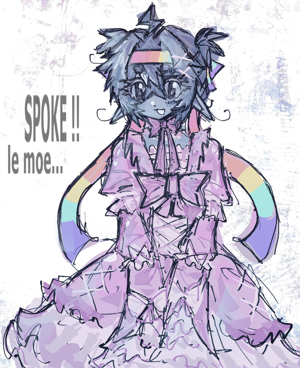 raspivel's tweet photo. i laik drawing cute dresses #spokeisherefanart https://t.co/D2zIPoOCqz