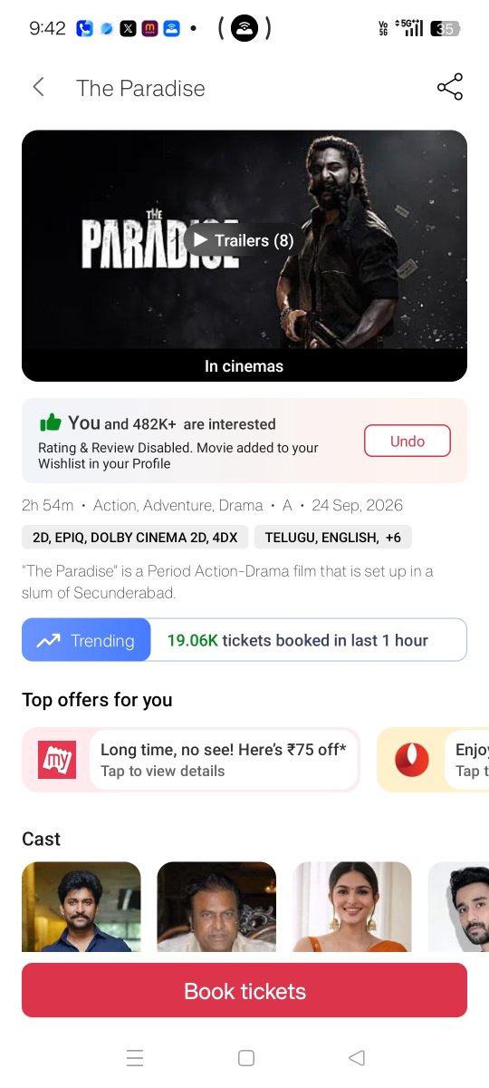 PavankumarYell2's tweet photo. @LetsXOtt @NameisNani @bookmyshow https://t.co/mmtGDydk6A
