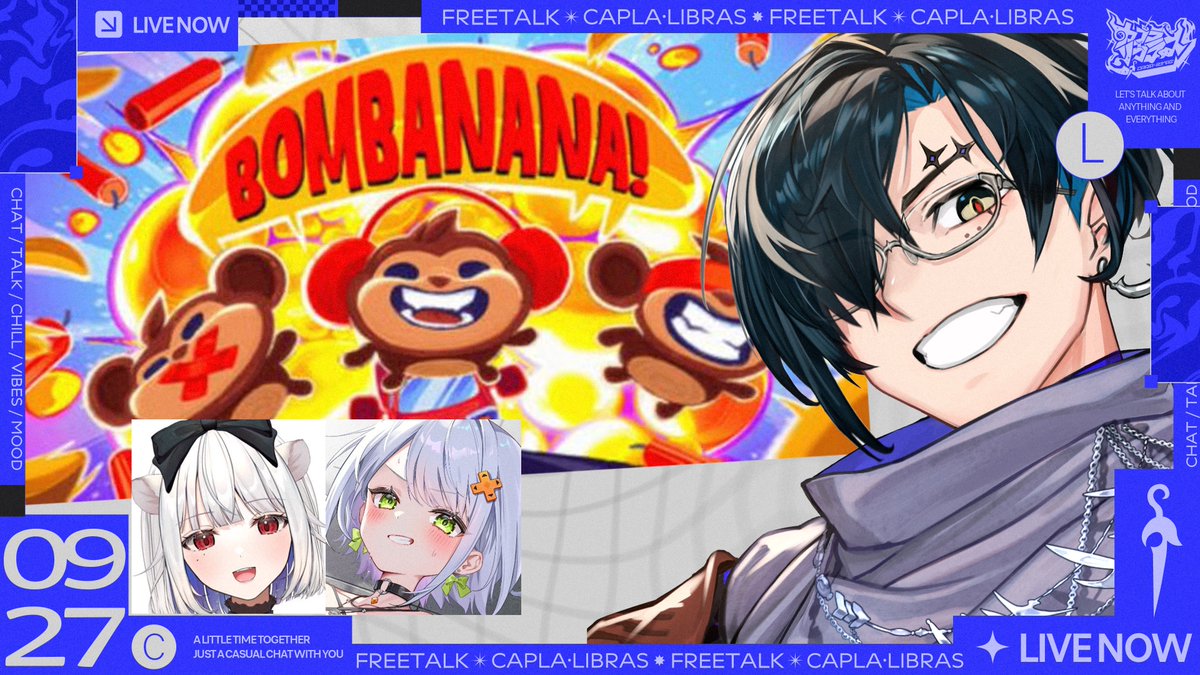 rc_capla_libras's tweet photo. 🙃一旦19:00～🙃

コラボの枠を立てました！
おもろそうなゲームです
コメントの固定にそのほかの予定をふんわり書きました！

【BOMBANANA!】お二人が経験者らしいのでマジでキャリーしてくださいチャンネル【カプラ・リブラス/REJECT】 https://t.co/LYPACTqKQ3 @YouTubeより https://t.co/m4SUw0CPP0