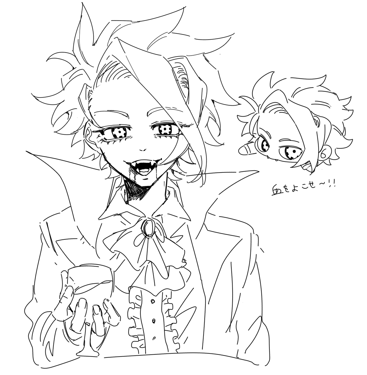 NORI_SRAK's tweet photo. 可愛すぎて耐えられなくて泣きそう　クロムも描きたい https://t.co/k6mJUyiUIy