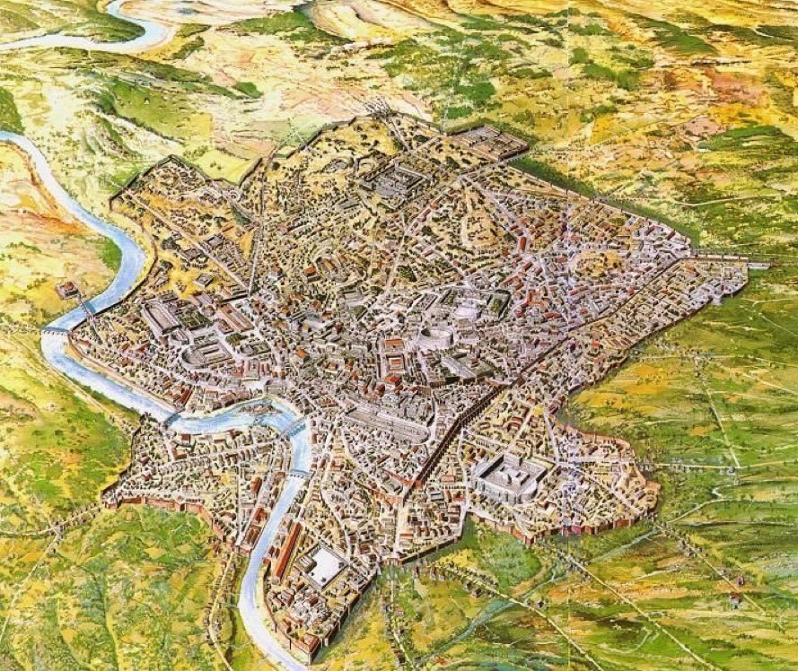 ConsulofRome_'s tweet photo. Rome and New Rome https://t.co/2EQX29kRfP