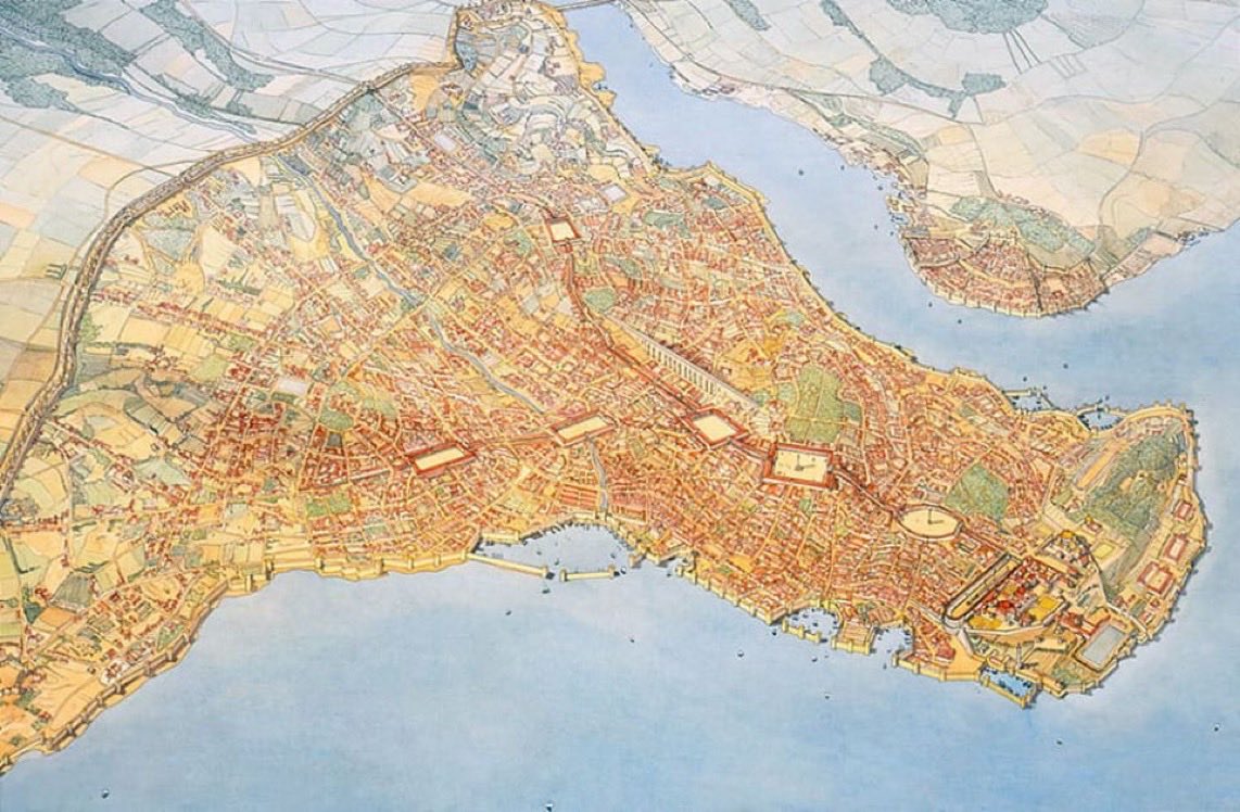 ConsulofRome_'s tweet photo. Rome and New Rome https://t.co/2EQX29kRfP