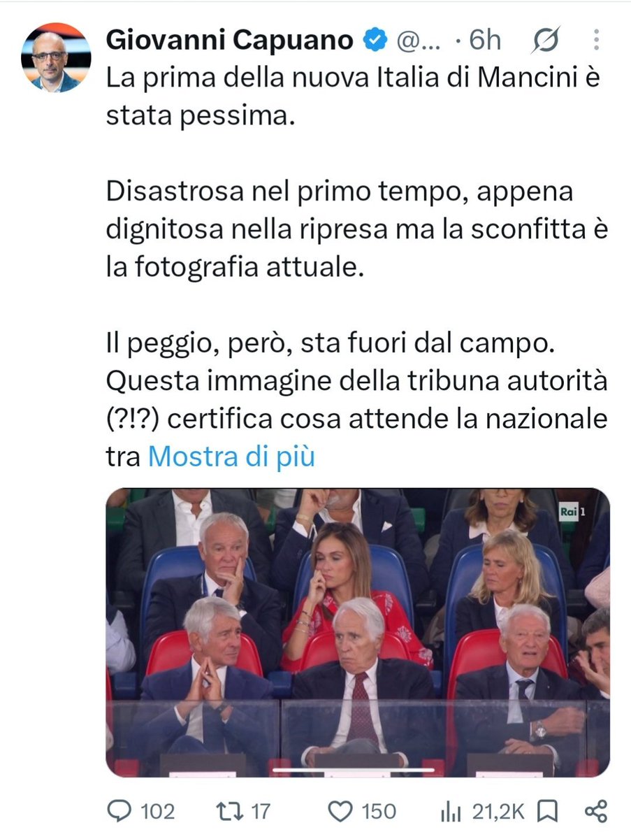 SandroSca's tweet photo. "Va ora in onda, a reti unificate, il messaggio del Presidente agli italiani" https://t.co/x7ywhSCNS1