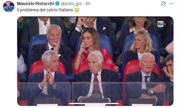 SandroSca's tweet photo. "Va ora in onda, a reti unificate, il messaggio del Presidente agli italiani" https://t.co/x7ywhSCNS1