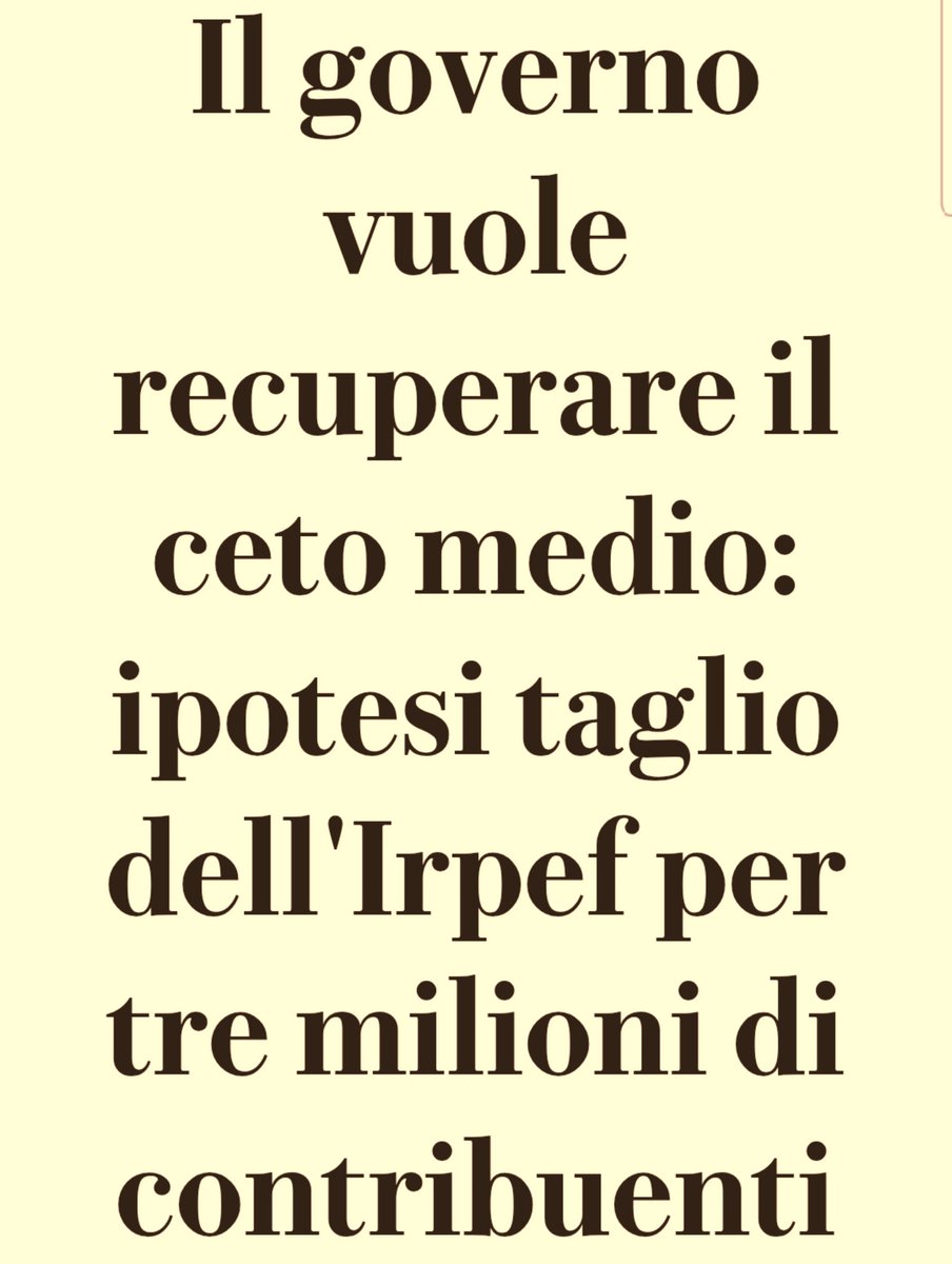 SAGGEIDEE's tweet photo. #taglioIrpef al ceto medio.
Con quali soldi, o mia longeva #Meloni?
La tua solita furbata di dare con una mano e prendere con l'altra? https://t.co/iNXXSfOn1q