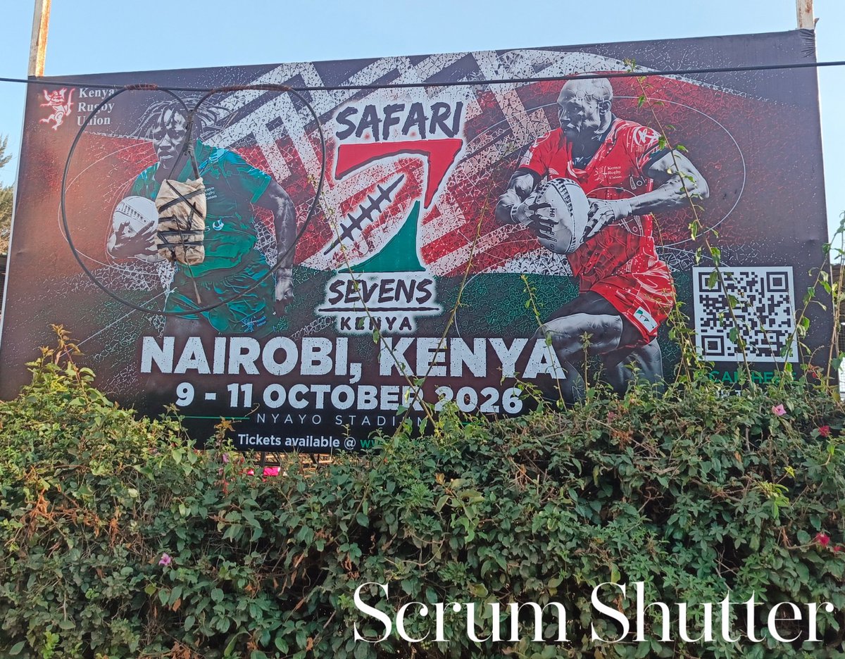 ScrumShutter's tweet photo. Grab your tickets on Tiko Hub as early as possible for you to experience some good display of rugby from 9th-11th October 2026 at the Nyayo National Stadium. Tell a friend to tell a friend.

#ScrumShutter #RugbyKE #Safari7s https://t.co/k7urpXZ0Nr