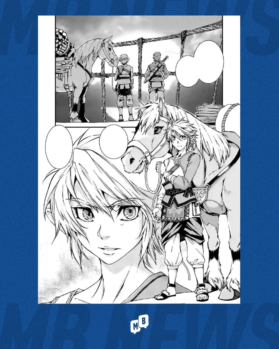 MangasBrasil's tweet photo. 🚨 PRIMEIRO VOLUME DA ADAPTAÇÃO EM MANGÁ DE THE LEGEND OF ZELDA: TWILIGHT PRINCESS CHEGA EM SETEMBRO PELA EDITORA PANINI

A Editora Panini iniciou a pré-venda do primeiro volume da adaptação em mangá de The Legend of Zelda: Twilight Princess, de Akira Himekawa, com previsão de lançamento para o final de setembro.

A obra começou a ser publicada em 2016 na revista Ura Sunday, da editora Shogakukan, e foi posteriormente compilada em 11 volumes encadernados.

Na trama, Link, um jovem fazendeiro, precisa salvar Hyrule de uma dimensão paralela conhecida como Twilight Realm. Amaldiçoado e transformado em lobo ao entrar nesse mundo, ele se alia à misteriosa Midna para enfrentar o vilão Zant e restaurar a luz.

A edição da Panini terá capa cartão com sobrecapa e detalhes em hot stamping, além de 192 páginas no primeiro volume. A publicação também contará com brindes, incluindo um marca-página e um adesivo.