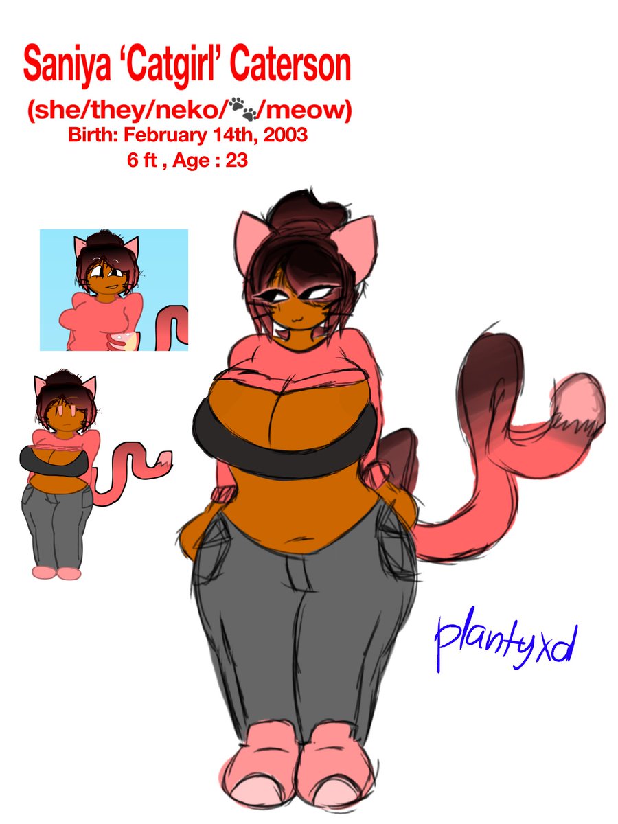 plantyxd_'s tweet photo. 2 catgirl refs, i must be obsessed https://t.co/mVUbmu4B9X