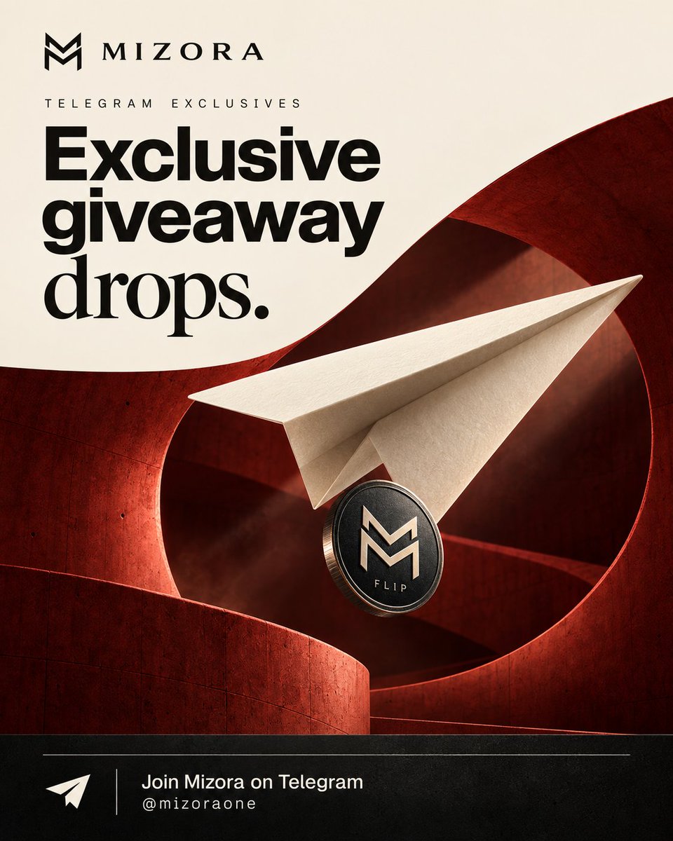 MizoraPartners's tweet photo. Join our Telegram for exclusive giveaway drops. 

The first 100 people to join our Telegram will receive a $1k Flip account. 

Once you've joined, please comment and tag 3 friends in the comments. https://t.co/Rs1Ibu8BuI