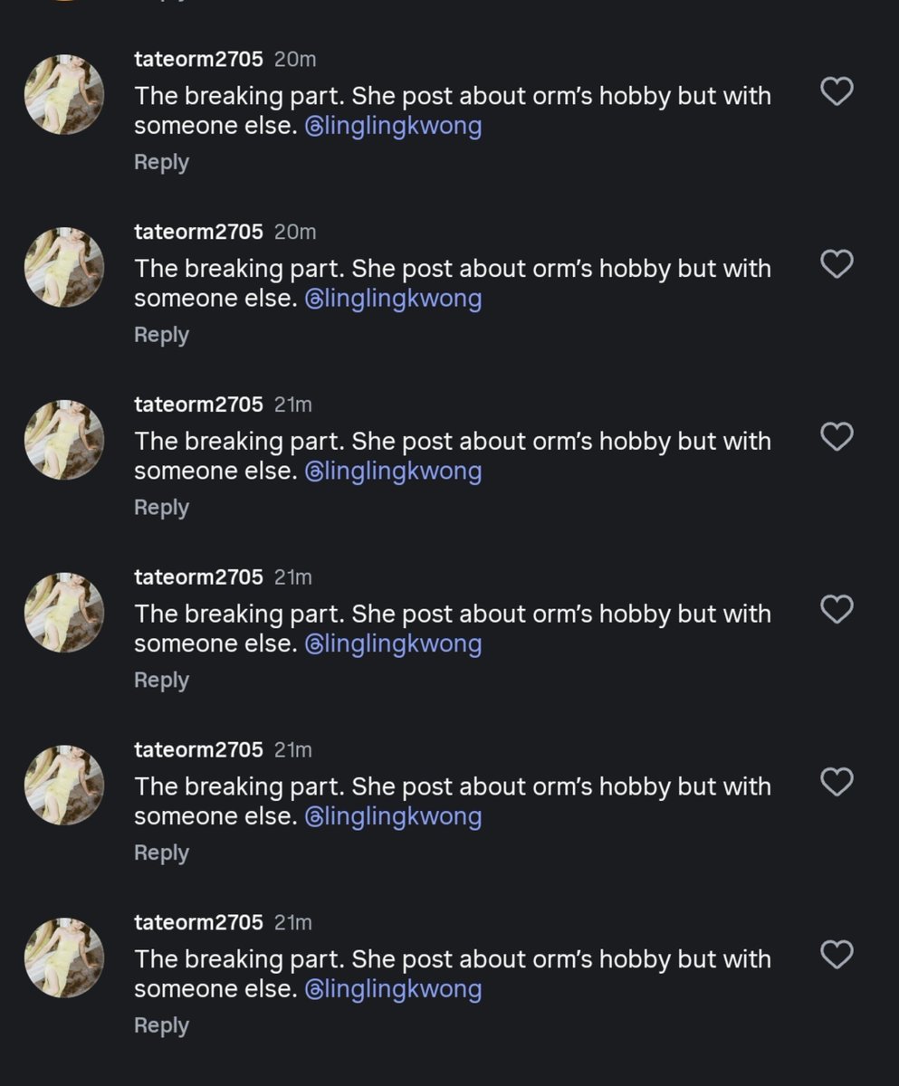 sirilak_00k's tweet photo. hello everyone can you Help REPORT this brainless unhuman being. they are flooding the comment section of lings IG. 🙏

https://t.co/Uhq83Fy8qV

https://t.co/3NVq84Zyx3 https://t.co/olGyksNkrc
