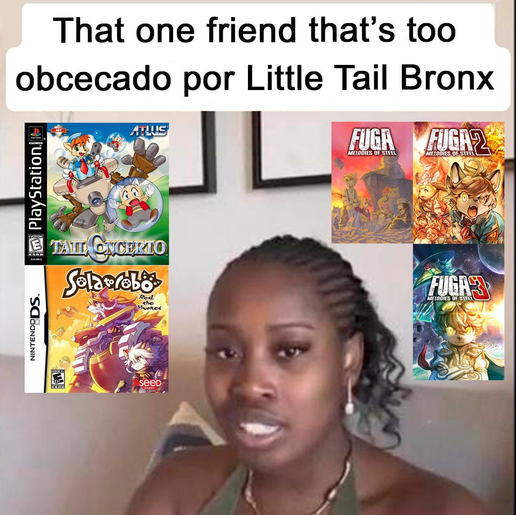 LittleTailBR's tweet photo. Com orgulho! 🙌

#LittleTailBronx #Fuga #TailConcerto #Solatorobo #Meme https://t.co/6YjeEUxure
