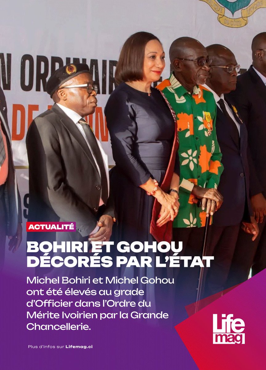 LifeMagazine_CI's tweet photo. 🔴 C’est mérité 🎖️🇨🇮👏👏 https://t.co/8HXt9qy1ca