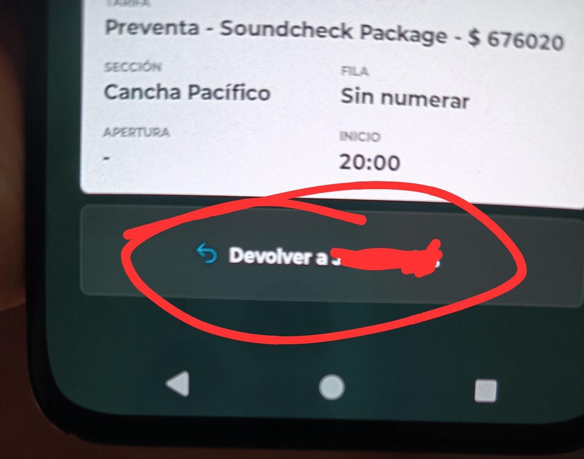 sxlendipity's tweet photo. ‼️IMPORTANTE
ARMYS DE MIERDA:
si les transfieron su entrada a la app QUENTRO, en la parte de abajo aparece "devolver a" y si pasan a llevar esa opción SU ENTRADA VA A DESAPARECER Y VOLVER A LA CUENTA QUE COMPRÓ ORIGINALMENTE. EL DÍA DEL CONCIERTO, CUIDADO CUANDO MUESTREN EL QR https://t.co/LaaB0qPnQc