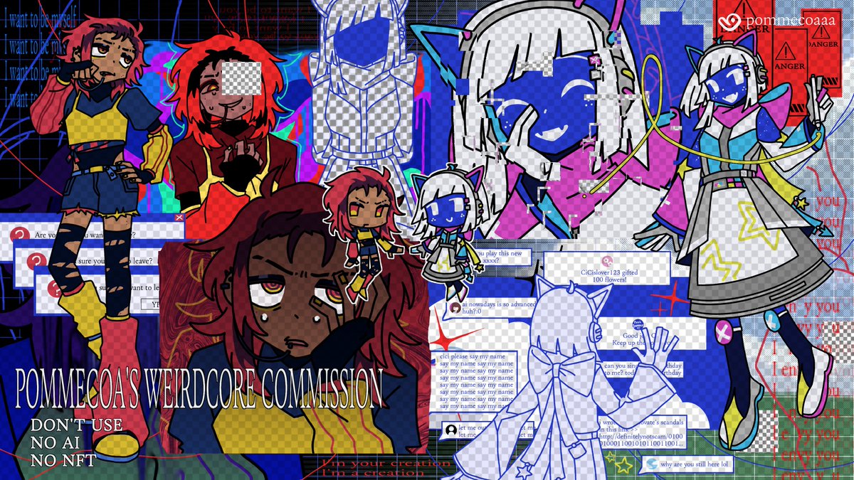 pommecoaaaA's tweet photo. weirdcore commission for @AngelStarBites
thank you!
#vgencomms #cmms https://t.co/yXvj662vsm