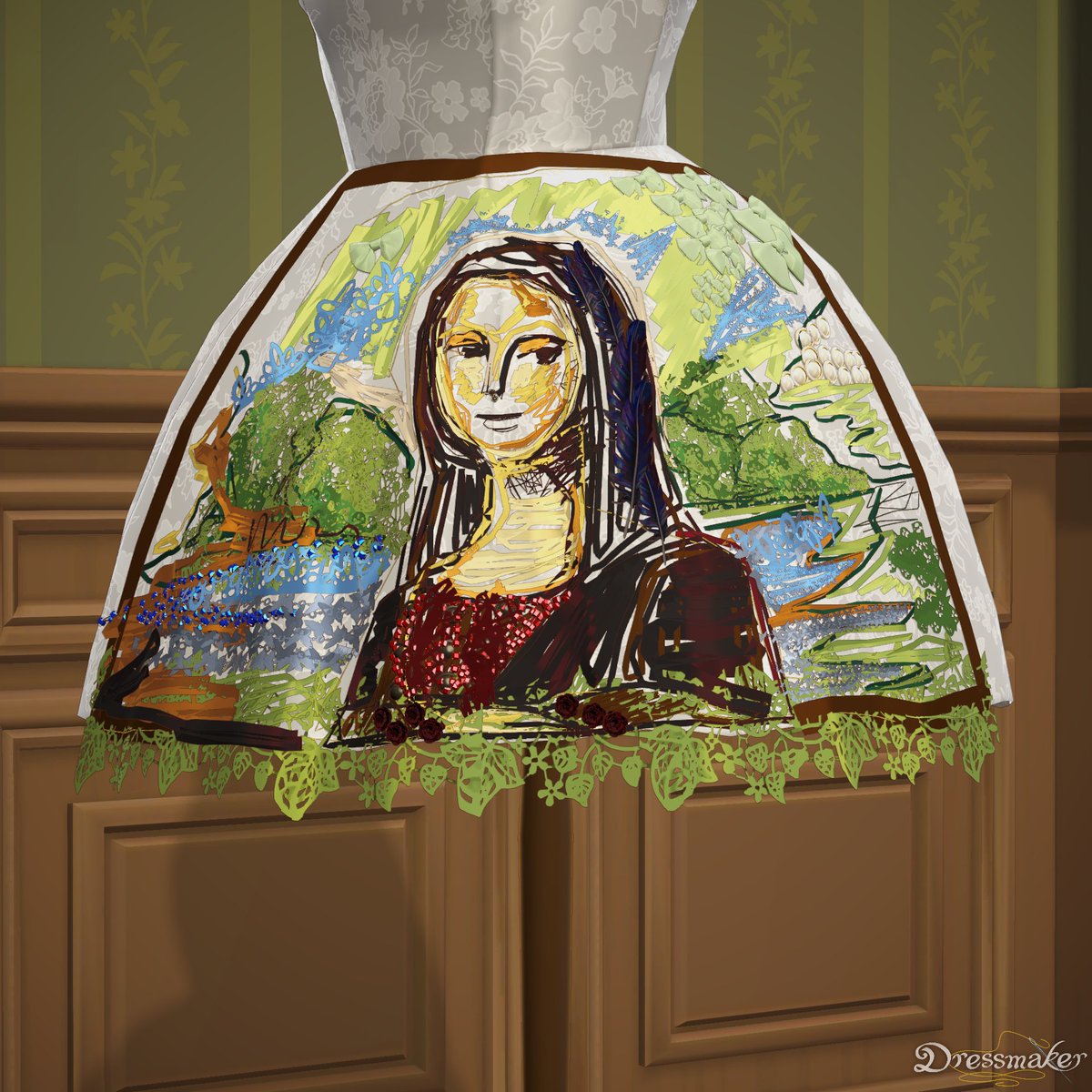 Eviarnilla's tweet photo. An attempt was made  😔

#dressmaker https://t.co/Wn143RwJqF