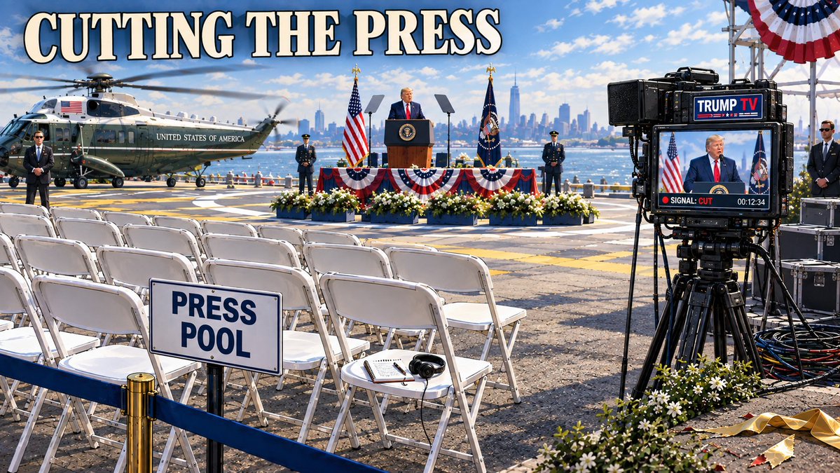 Mits928's tweet photo. Shot of today.
今日の1枚。
#Trump #TrumpTV #PressFreedom #MediaFreedom #PoliticalSatire #PoliticalCartoon #Satire #FreedomOfThePress #WhiteHouse #CUTTINGTHEPRESS https://t.co/lrlScbOcTu