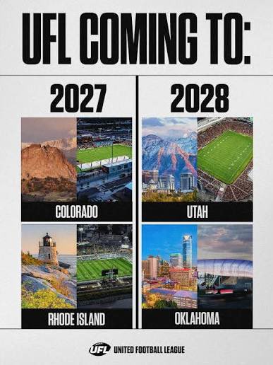 Scott_Powell04's tweet photo. Drop your name/brand predictions for the new UFL markets!⬇️🤔
#UFL #SpringFootball https://t.co/AtO5HBVUtr