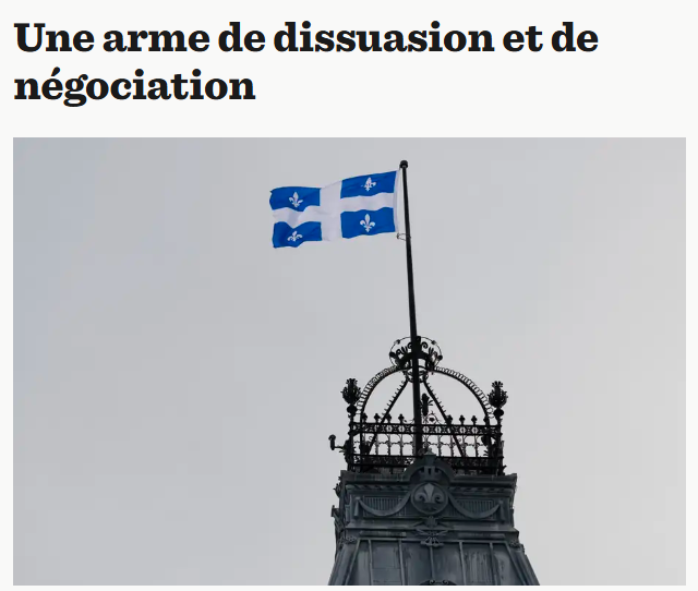 Gaspard_Skoda's tweet photo. Les autonomistes sincères devraient méditer soigneusement cette sage analyse de Boucar Diouf :

« En ces temps de tribulations économiques et de magasinage de nouvelles alliances, l’option référendaire est un indéniable garde-fou, une précieuse arme de dissuasion contre les dérives d’un fédéralisme asymétrique, centralisateur et intransigeant.

Référendum ou pas, l’option souverainiste donne du poids à la parole des Québécois de toute allégeance politique. »
