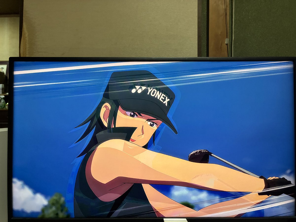 starcarinin's tweet photo. おーいとんぼ、お勧めに出てきたから惰性で見てるけど中々面白いね
ブーストかけて7話くらい見て一気に21話まで進んだ
とんぼは初の試合をしてるとこ
内容は本格派ゴルフアニメ https://t.co/ehhQkVaRnh