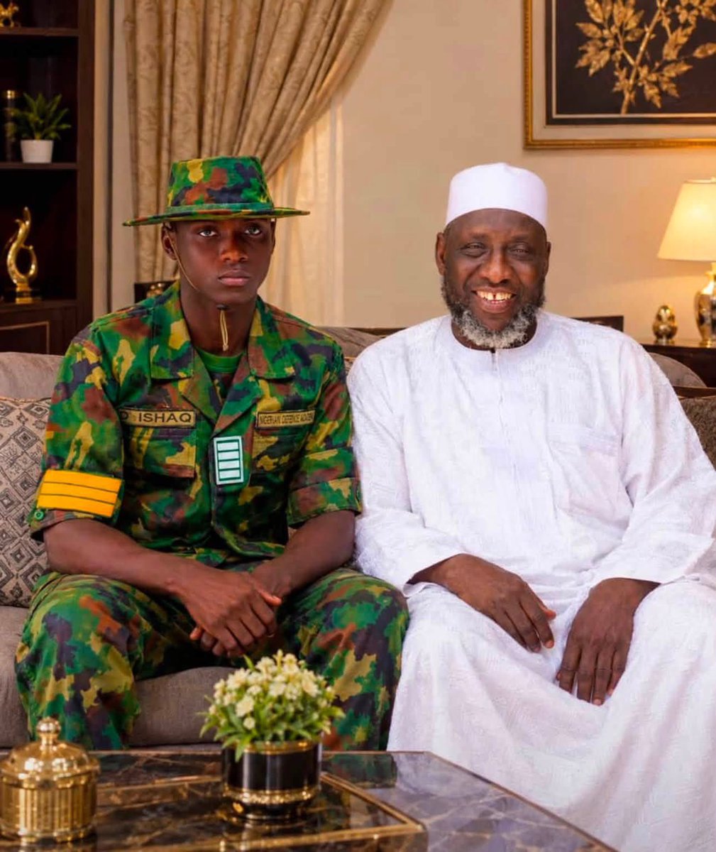 Sarki_sultan's tweet photo. It is with immense pride and heartfelt joy that we celebrate a remarkable milestone in the life of Dhalhat Ishaq Yunus Almadany, the distinguished son of the late Sheikh Ishaq Yunus Almadany.

After years of rigorous training, discipline, and unwavering commitment, he has successfully passed out from the prestigious Nigerian Defence Academy, an institution that shapes not only officers, but men of honour, courage, and service.

This achievement is more than a personal victory. It is a living tribute to the values, faith, and dignity instilled by his late father, whose memory continues to inspire those he left behind. In choosing the path of service to the nation, Dhalhat has carried forward a noble legacy of character and purpose.

Congratulations, Officer Cadet Dhalhat Ishaq Yunus Almadany.
 May this be only the beginning of a distinguished and blessed military journey.