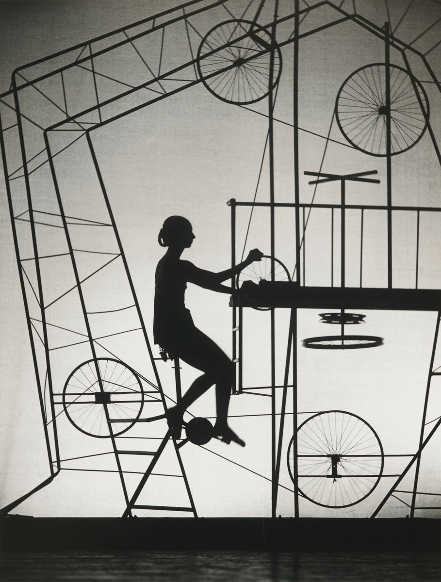 eyeonaxis's tweet photo. A mechanism at the World's Fair in Paris, France, 1937, by Hannes Kilian https://t.co/VlbKq7MJyG