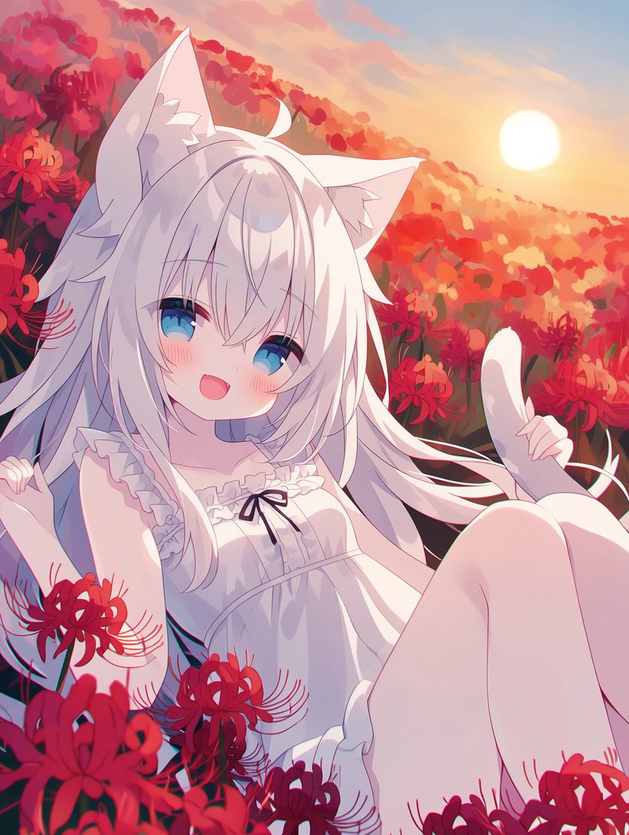 ComikeMaster's tweet photo. 今日で彼岸も終わりにゃー☀️いい加減涼しくなってきたのにゃー🐈✨ https://t.co/qepTtw2K7o