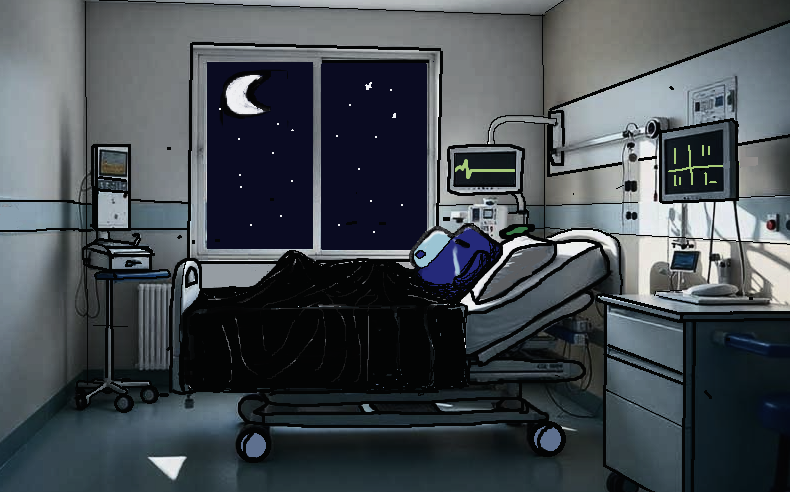 mars_but_real's tweet photo. (fanart) wumpus flatlines with nobody by their side https://t.co/NEEnQGPo5D