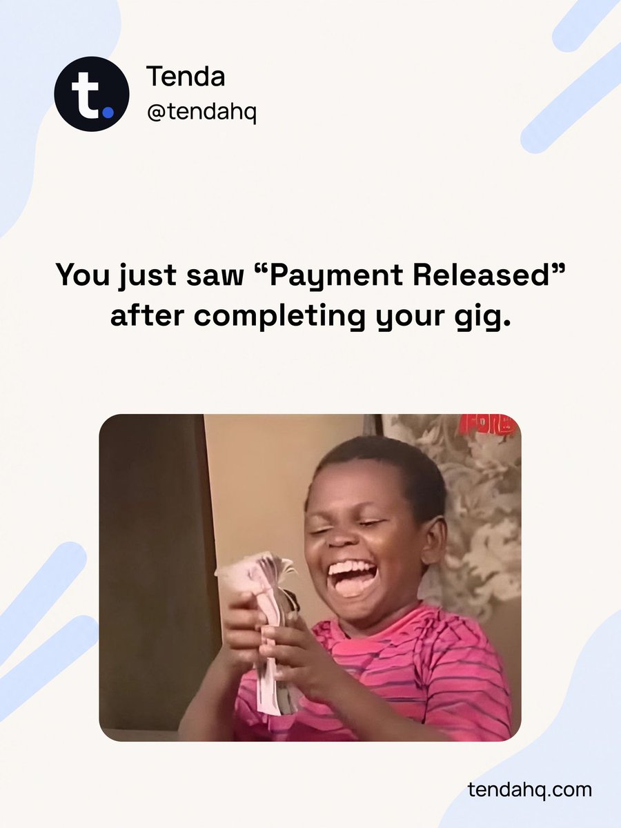 Tendahq's tweet photo. Sometimes you don’t need to do everything yourself. 😂

Post the gig. Let someone handle it.

#Tenda #gig #crypto #earn #onchain https://t.co/2aiNfBmpdE