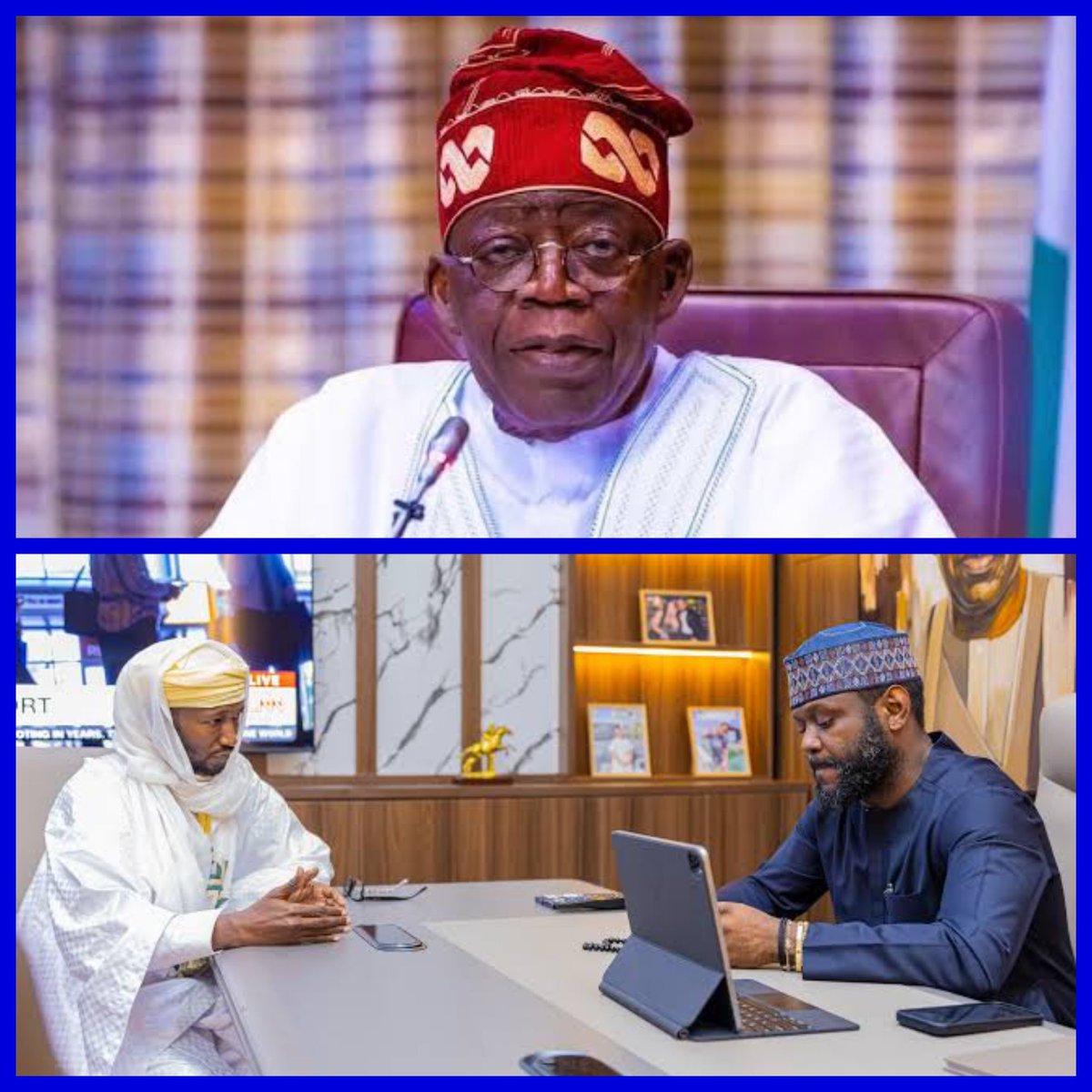 Atiku4ThePeople's tweet photo. #ATIKU2027: BREAKING!!! New Intelligence Report Reveals That President Bola Tinubu Is No Longer In Charge Of Nigeria; A New Powerful Cabal Comprising Of His Close Family Members, Principal Aides And Other Unelected Unknown Persons, Have Seized Control Of The Administration, And Now Give Marching Orders To Vice President Kashim Shettima, Other Top Government Officials; Nigeria Is Officially In The Hands Of Camarilla

President Bola Ahmed Tinubu has been issued a marching order to immediately withdraw from the 2027 Presidential election, for handing over power to his family members, instead of his Vice, Kashim Shettima.

The call was made by the Allied Peoples Movement, APM, as the 2027 Presidential Candidate of the main opposition party, the African Democratic Congress, ADC, former Vice President Atiku Abubakar, has been positioned for a groundbreaking victory, ahead of the 2027 Presidential election.

In a statement by its National Publicity Secretary, Abubakar Yusuf, the APM said that the President has failed to demonstrate the capacity to provide effective leadership for Nigeria.

The party alleged that President Tinubu has “abdicated his official duties to a Cabal comprising of his family members, Principal Aides, and other unelected persons, who have seized control of the administration.”

According to the APM: "President Tinubu runs a lethargic administration, and most of the times absent from the theatre of governance. He is completely disconnected from Nigerians.”

The opposition party also condemned the President's absence from the 81st United Nations General Assembly, UNGA, in New York, where Vice President Kashim Shettima represented him and delivered Nigeria’s national statement, on Thursday.

"Mr. President’s repeated absence at meetings of World Leaders, particularly the United Nations General Assembly, UNGA, also underscores his inability to effectively represent, propagate and drive Nigeria’s interest at the global level, where he was expected to engage in high-level Diplomatic discussions on matters affecting our nation”, the statement added.

The party further said: “Is it not absurd that President Tinubu has never visited any of the Communities being ravaged by terrorists, kidnappers and bandits? Is it not equally absurd that President Tinubu has never directly met with grieving families and victims?

“President Tinubu has never, as Commander-in-Chief, demonstrated the commitment and capacity to lead from the front on matters of security. Instead, any time there was an attack, his Presidency would only issue lame statements, give directives or dispatch Delegations, rather than making direct on-the-ground visits himself.” 

#AtikuIsForThePeople #TheAtikuMovement