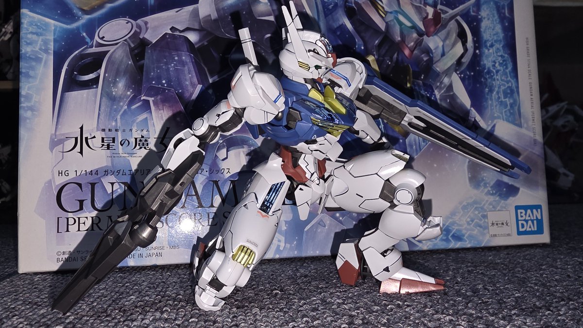 OLuchs's tweet photo. MGSDクシャトリヤ買えんかった( ﾟ∀ﾟ):∵ｸﾞﾊｯ!!

なのでガンダムエアリアル パーメットスコア6←
成形色少し違うのねw https://t.co/tmTm22C1Of