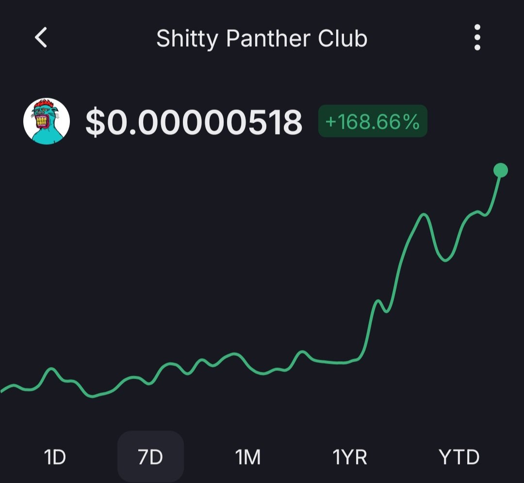 HNmetax's tweet photo. Shitty to Millions - $SPC 

Did you still fade the @ShittyPanther by @JcRivera https://t.co/qxG3hIvHu0