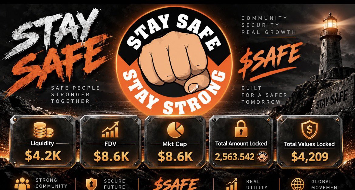 CaddleMarylp's tweet photo. Keep watching $SAFE 👀🛡️
A growing community can create real momentum when everyone plays their part. Let’s keep sharing, engaging, supporting, and bringing fresh eyes to the project. 🔥💎

TG: https://t.co/wPNTDoyIeF

X: https://t.co/nNk5OowkXh

CA: 0xcDB97c7Bb2C93B849E6fe4d21D0B5B3038c354b5