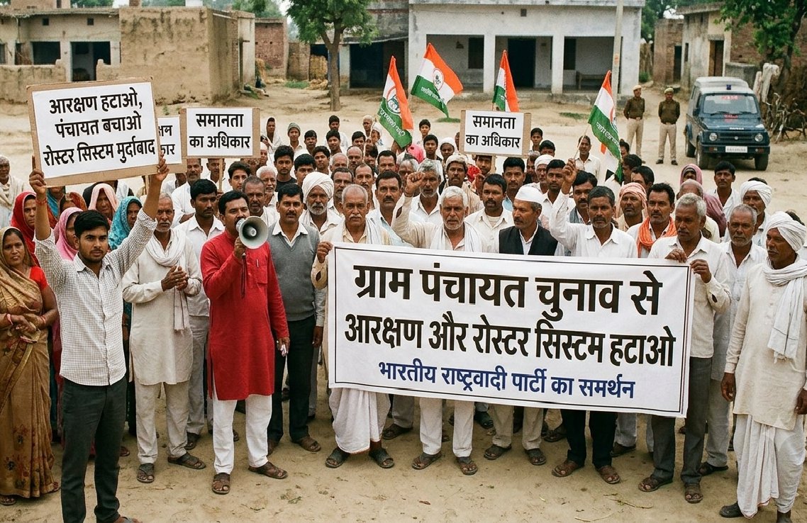 ashu_the_fuhrer's tweet photo. ग्राम पंचायत चुनाव से आरक्षण और रोस्टर प्रणाली  हटाओ 
जबरदस्ती किसी को भी नेता मत बनाओ !! https://t.co/814z4qLYt3
