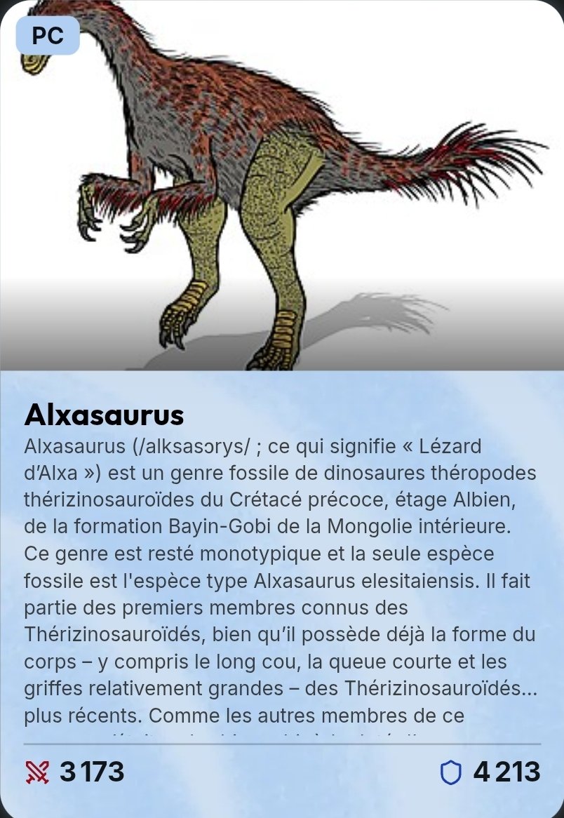 _Robra_'s tweet photo. @ArthurPerticoz Tu ne me laisses pas le choix..

Alxasaurus, attaque ! https://t.co/mZbmQOWNKc
