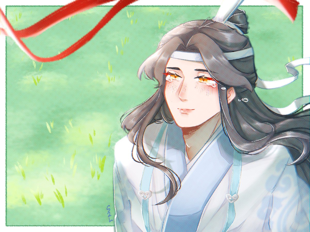 szelle_'s tweet photo. "Lan Zhan, look at me!"

#mdzs #wangxian https://t.co/qxMwGcLc29