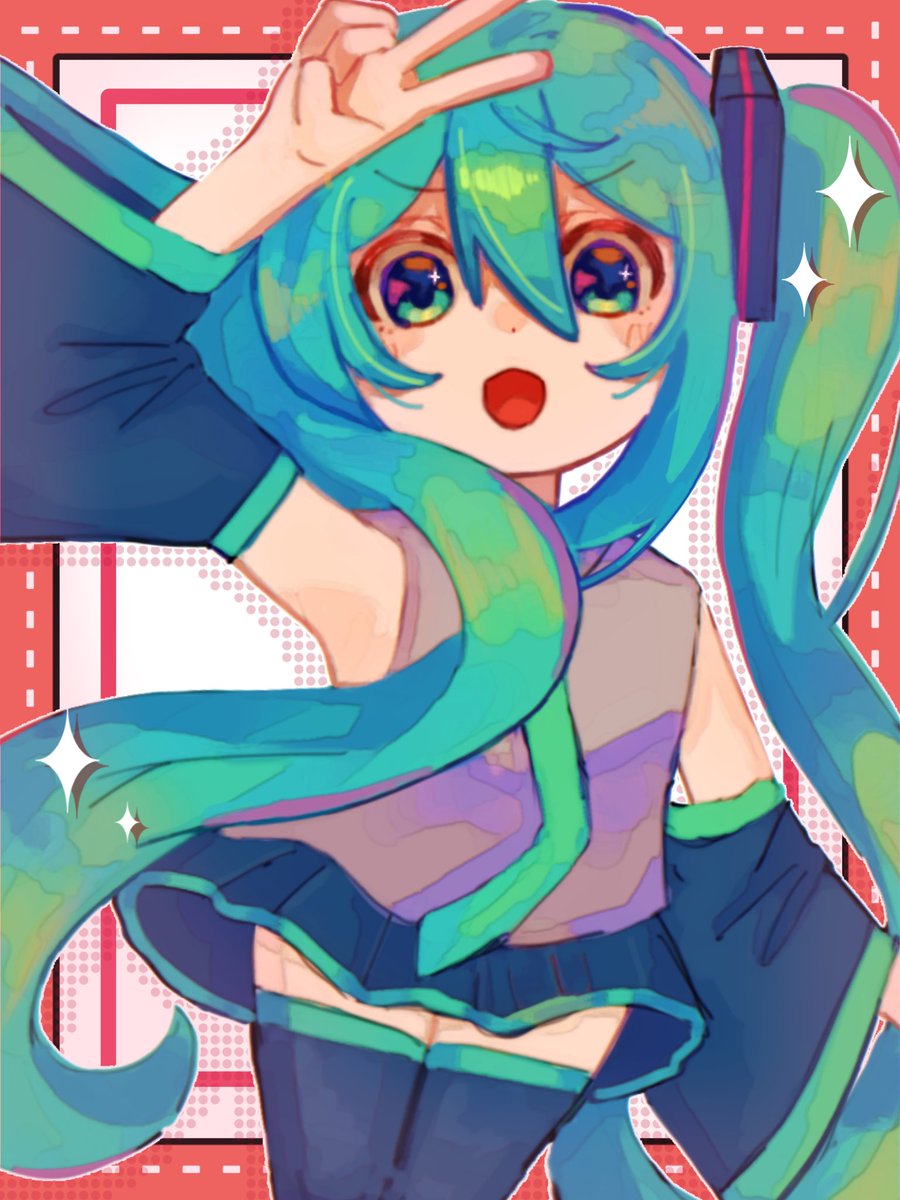 nuia_0's tweet photo. 決めポーズ！
#初音ミク https://t.co/GSvrTHdVc8