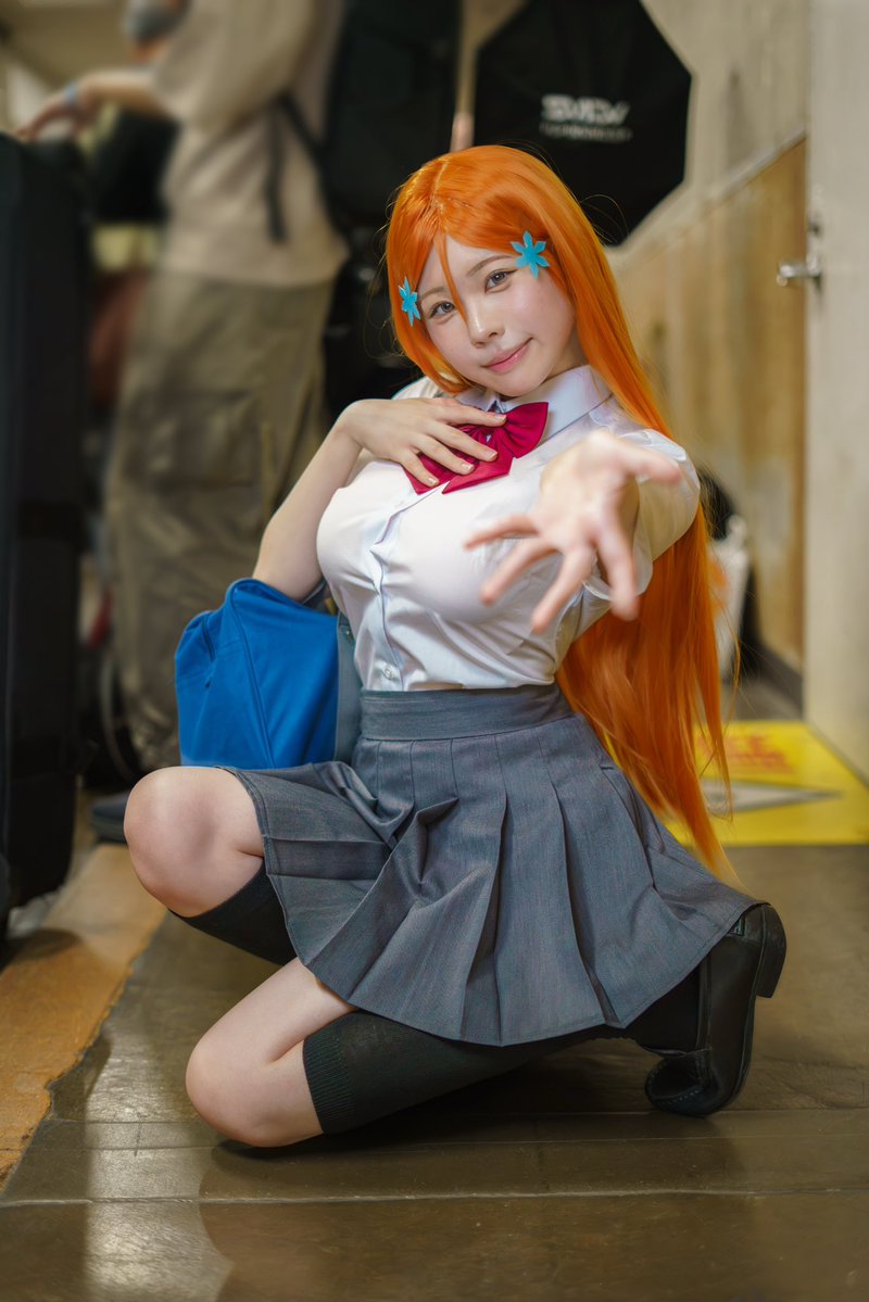 goti_222's tweet photo. Cosplay BLEACH  井上織姫

 Photo‣‣@kuro__mura 
 #Uアコスタ2026ㅤㅤ https://t.co/T1KzhV6XWG