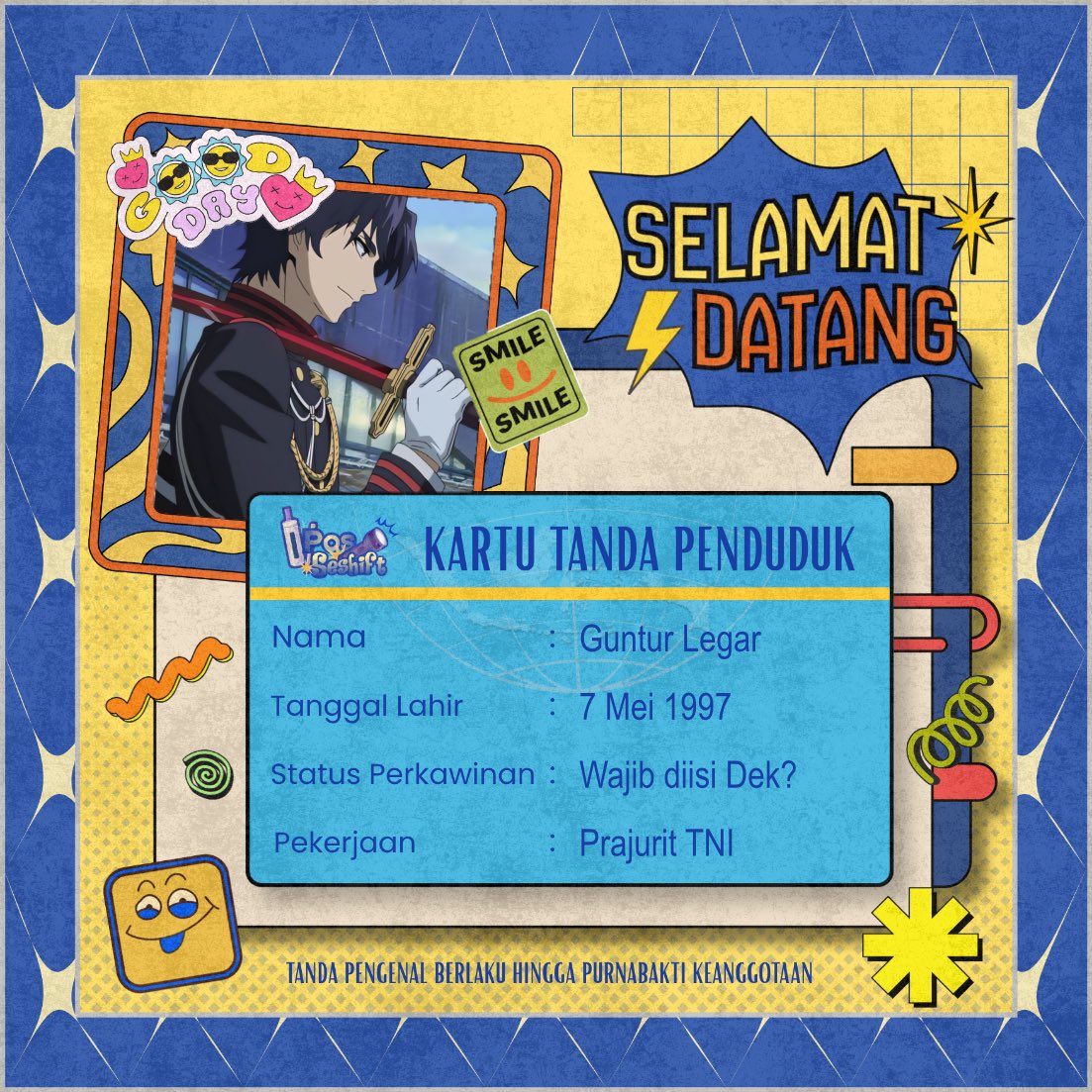 RumahLegar's tweet photo. Selamat malam, tetangga. Pantang mundur, pantang hilang. Siap ronda? Gas laksanakan. https://t.co/nUItzpoy6b
