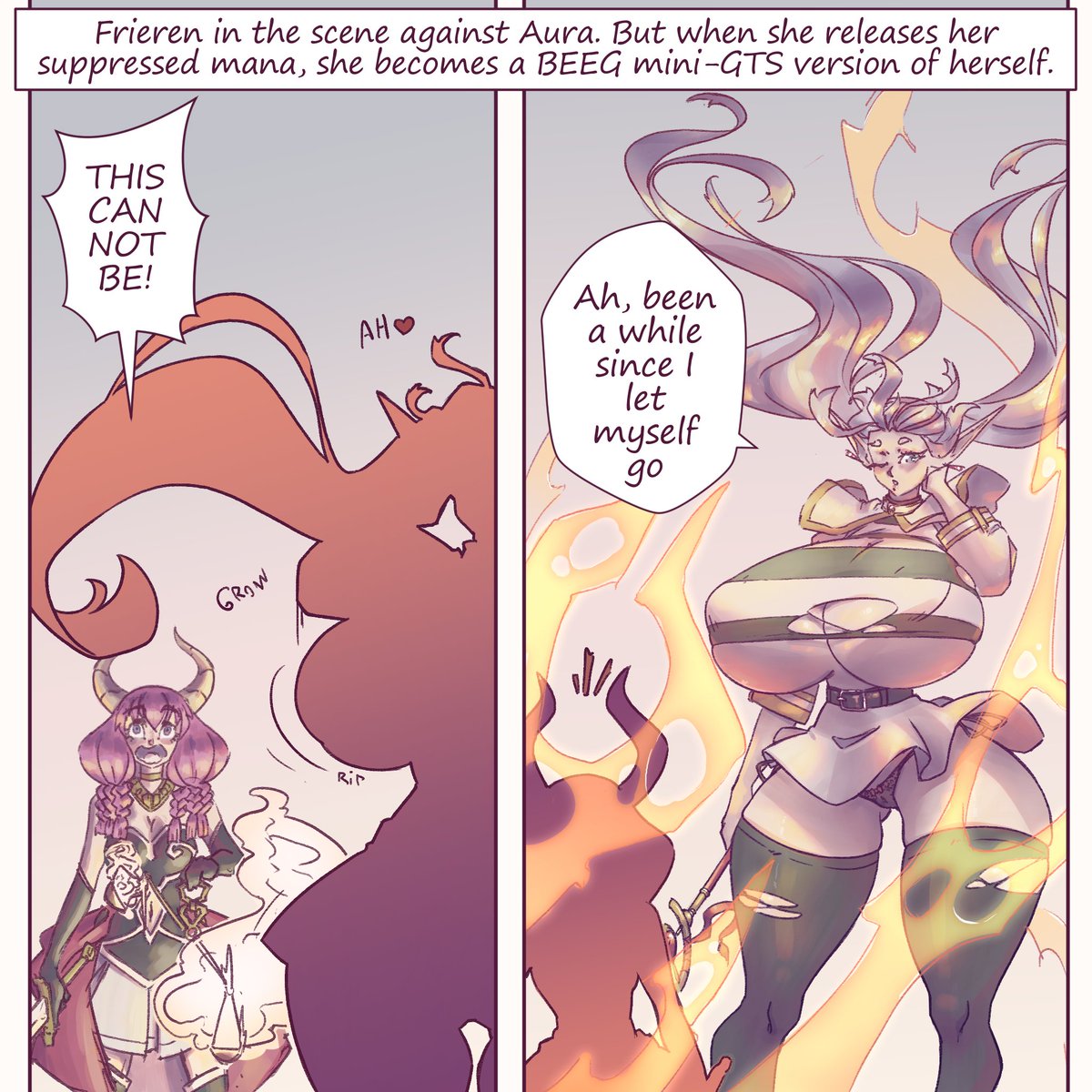 Ivelacia's tweet photo. New coloring from @night647 
This time it's frieren. https://t.co/WVVFqE8W7C