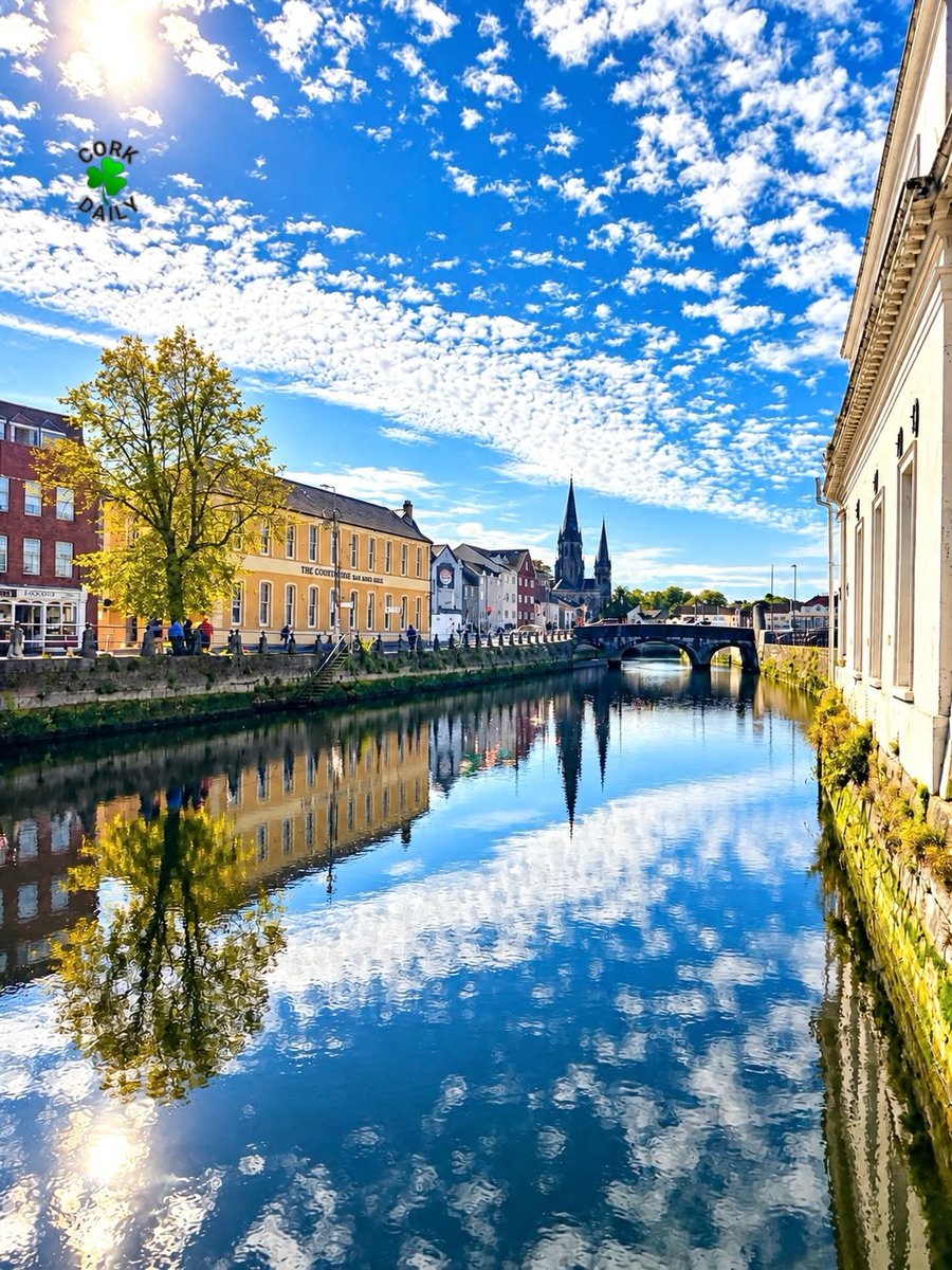 ThisIsIreland3's tweet photo. Just look at that sky and the reflections 😍💚

📍Cork City - Ireland 🇮🇪

📸 Cork Daily

#Cork #RiverLee #Ireland #Corkcity #Reflections #Skies https://t.co/tlYVXA0WPQ