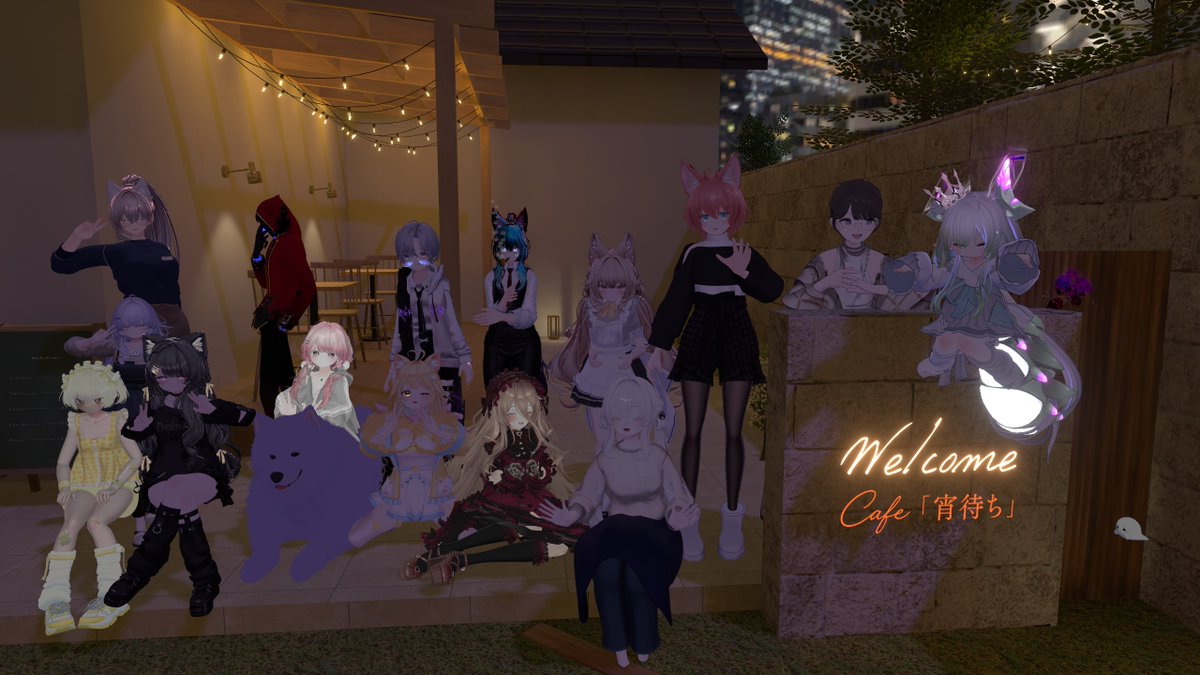 Cafe_yoimachi's tweet photo. Cafe「宵待ち」のプレオープンに来てくれた方ありがとうございました。
次回は10月になりますのでお時間あるときは、ぜひ遊びに来てください
#VRChat #VRCイベント #Cafe_yoimachi https://t.co/zSnYrgLU2I